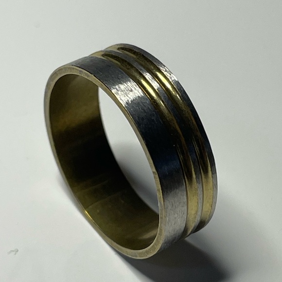 NWT UNISEX RING FOR MEN AND WOMEN, STAINLESS STEEL, SIZE 10 - Picture 14 of 17